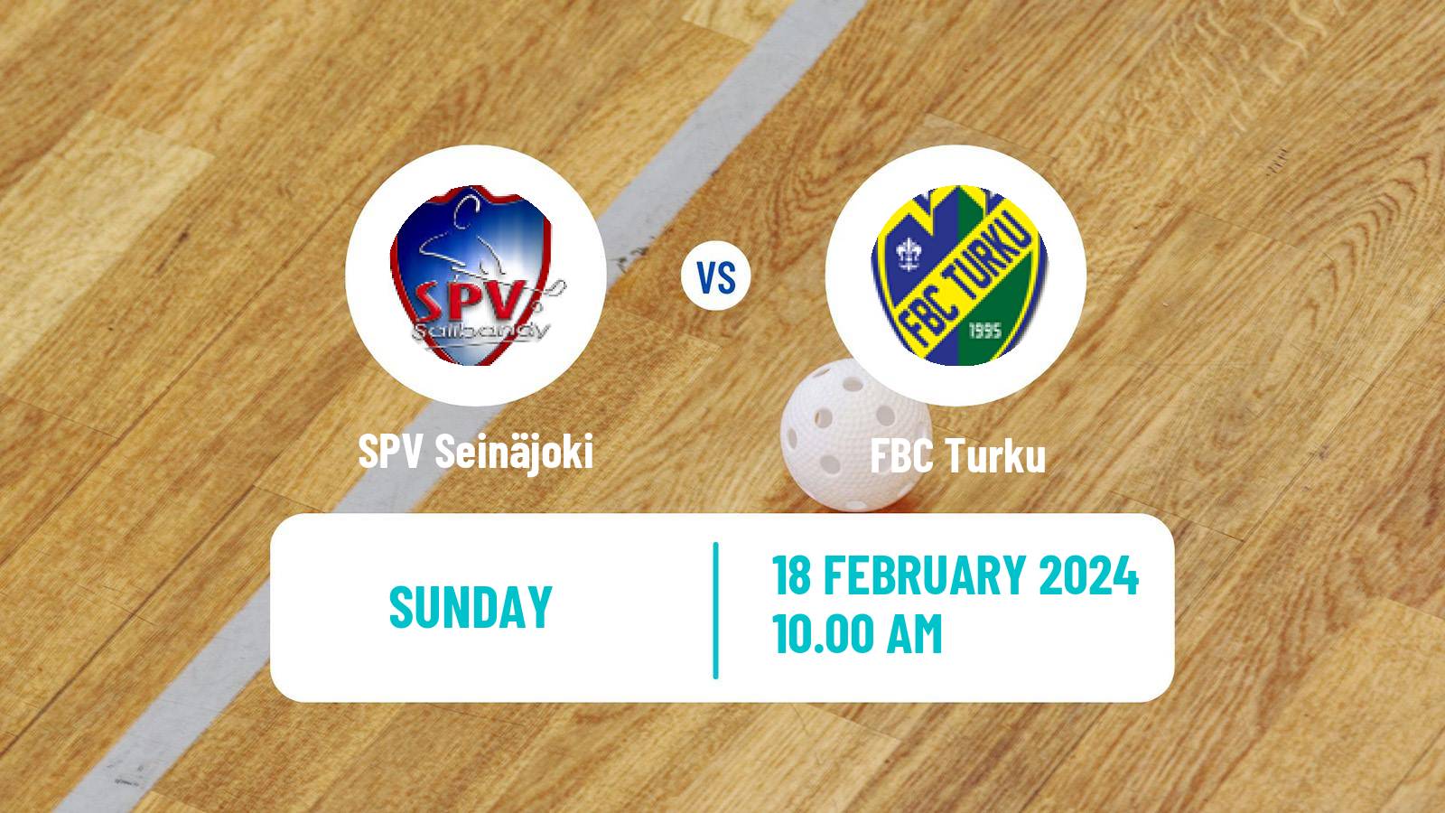 Floorball Finnish F-Liiga SPV Seinäjoki - Turku