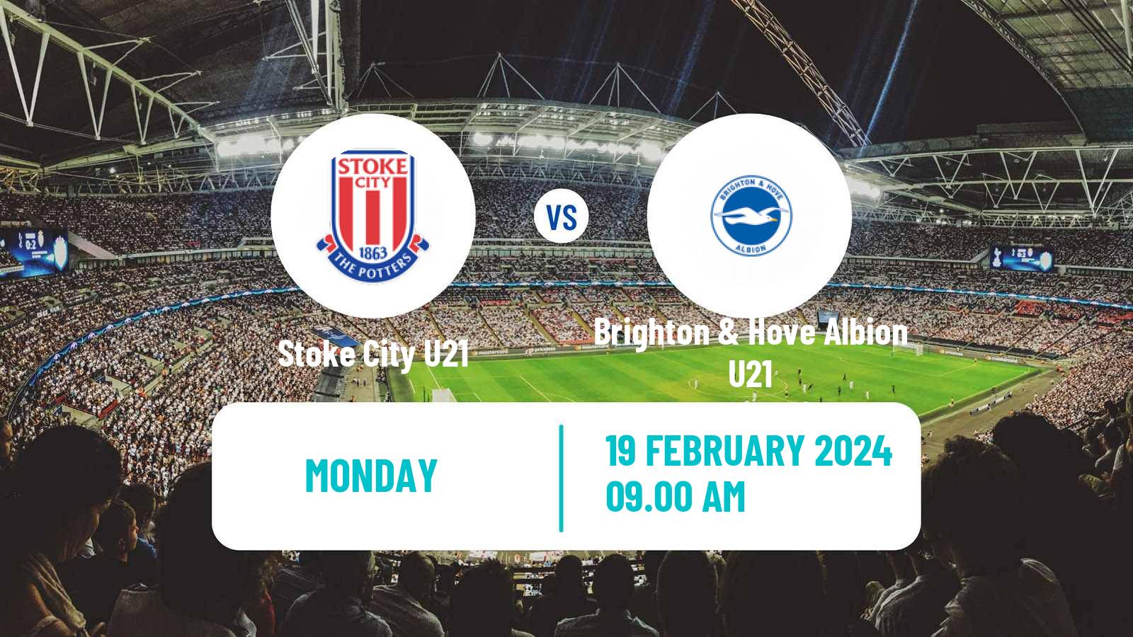 Soccer English Premier League 2 Stoke City U21 - Brighton & Hove Albion U21