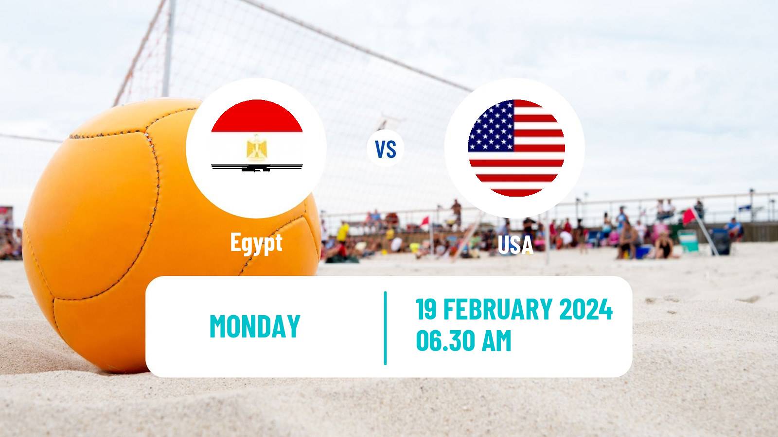 Beach soccer World Cup Egypt - USA