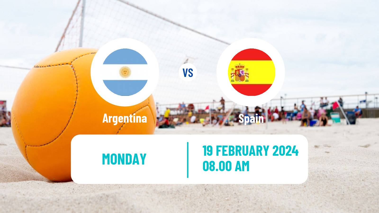 Beach soccer World Cup Argentina - Spain