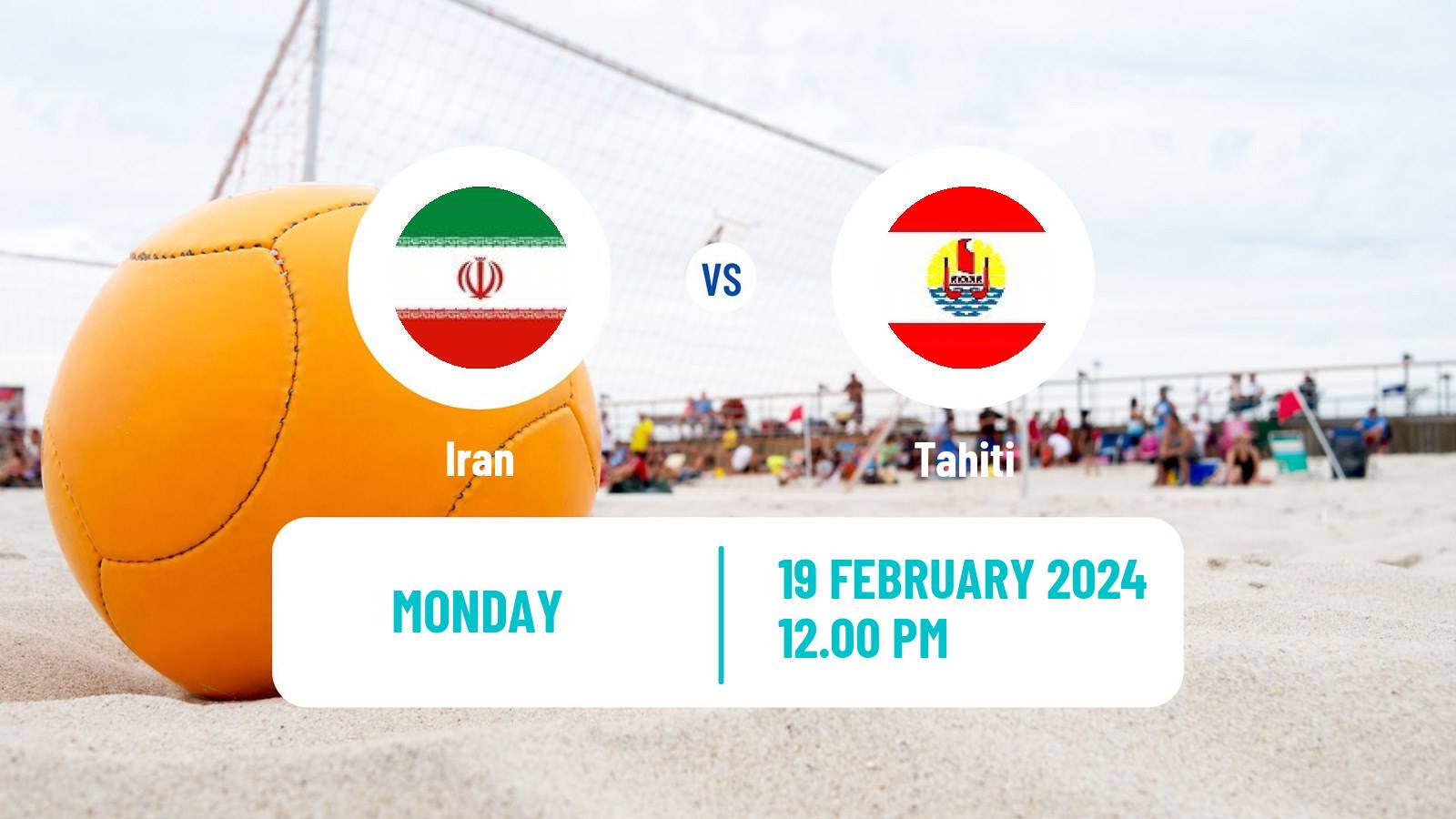 Beach soccer World Cup Iran - Tahiti