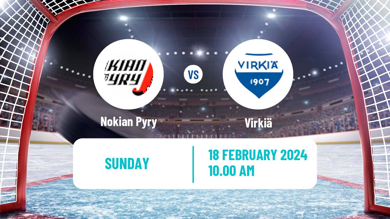Hockey Finnish Suomi-sarja Nokian Pyry - Virkiä