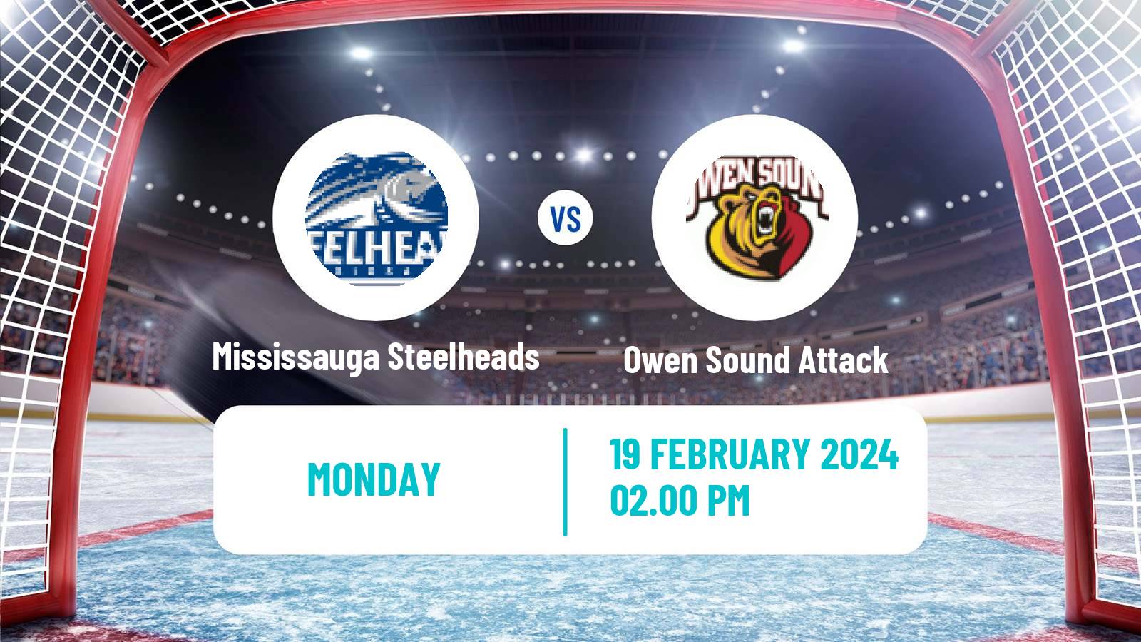 Hockey OHL Mississauga Steelheads - Owen Sound Attack