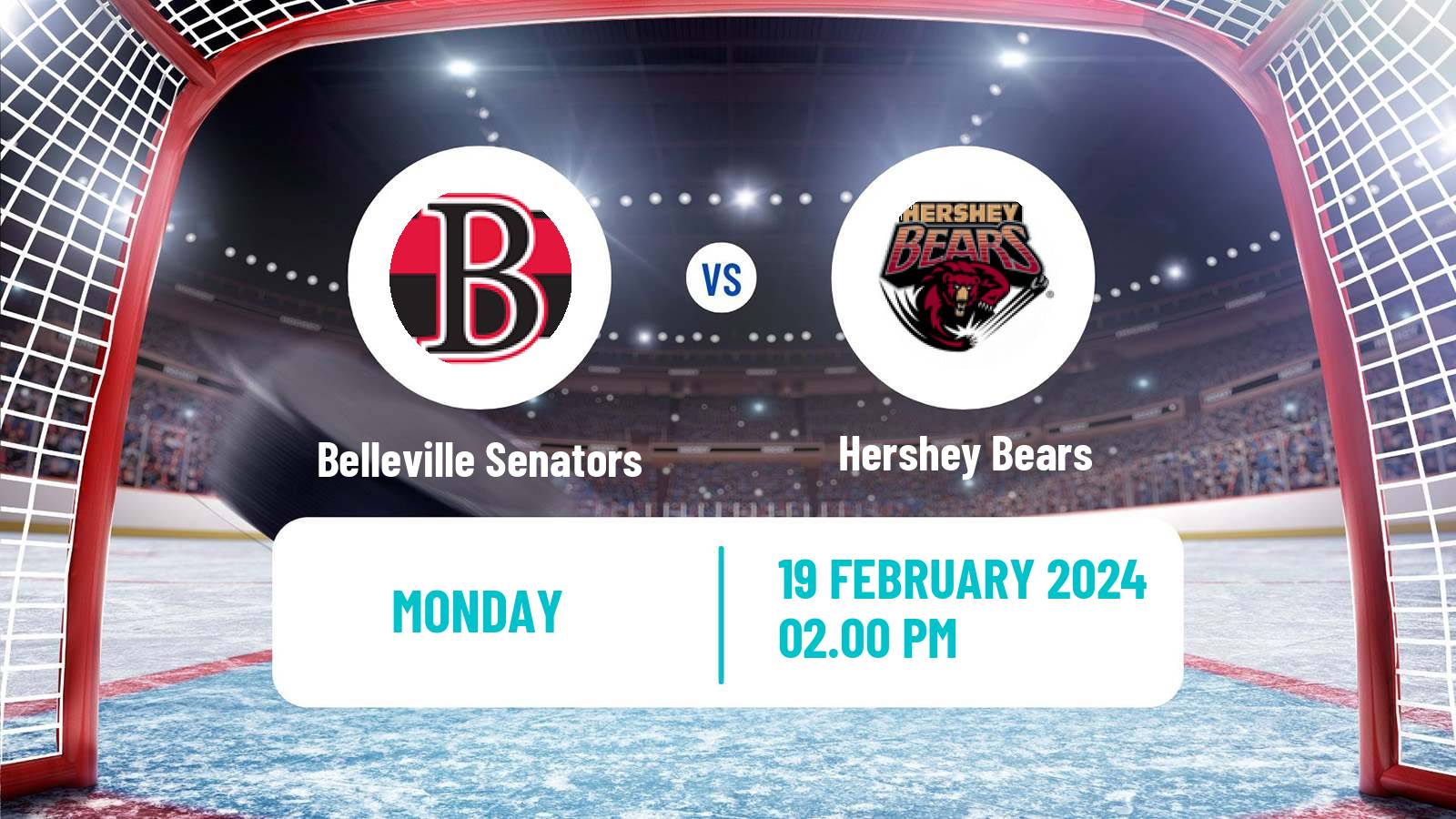 Hockey AHL Belleville Senators - Hershey Bears
