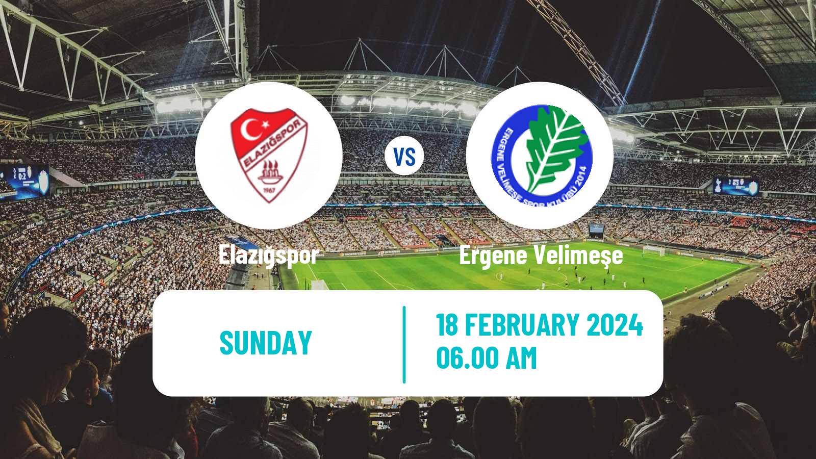 Soccer Turkish 3 Lig Group 2 Elazığspor - Ergene Velimeşe