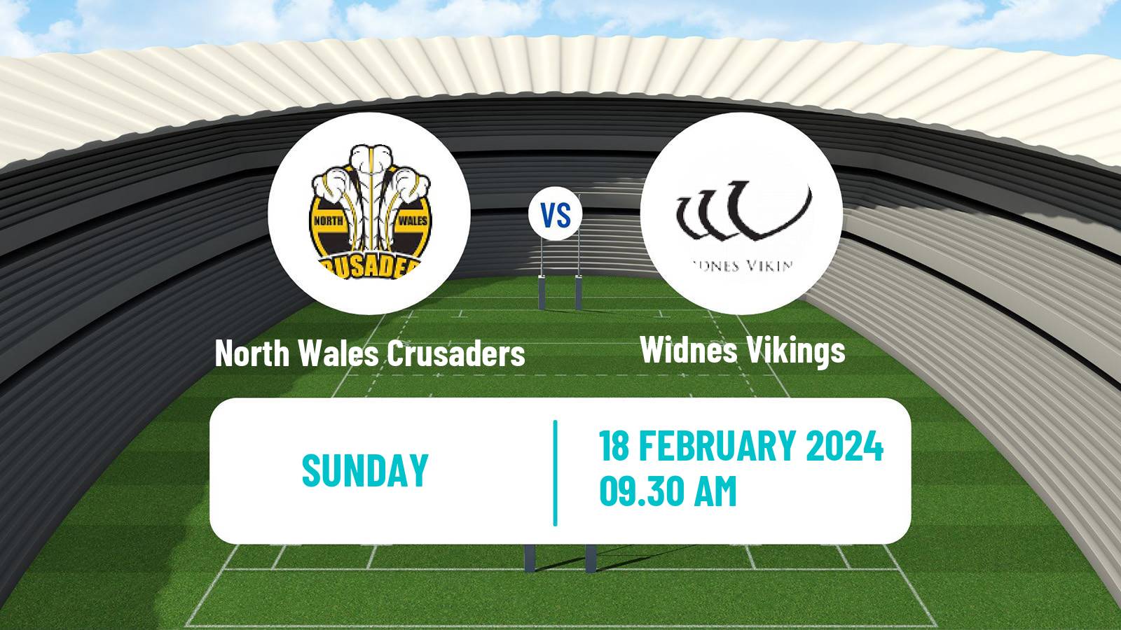 Rugby league English 1895 Cup North Wales Crusaders - Widnes Vikings