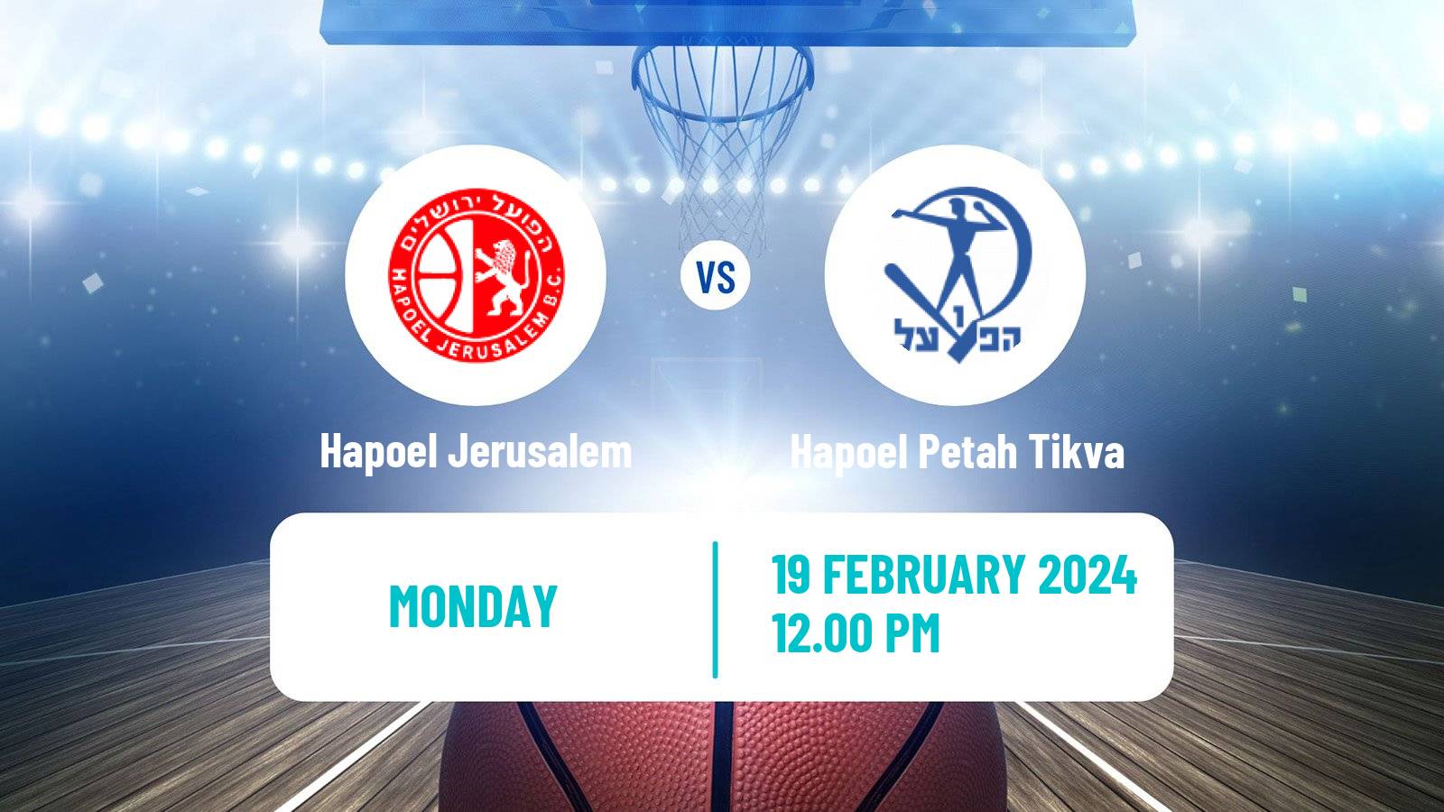 Basketball Israeli WBL Women Hapoel Jerusalem - Hapoel Petah Tikva