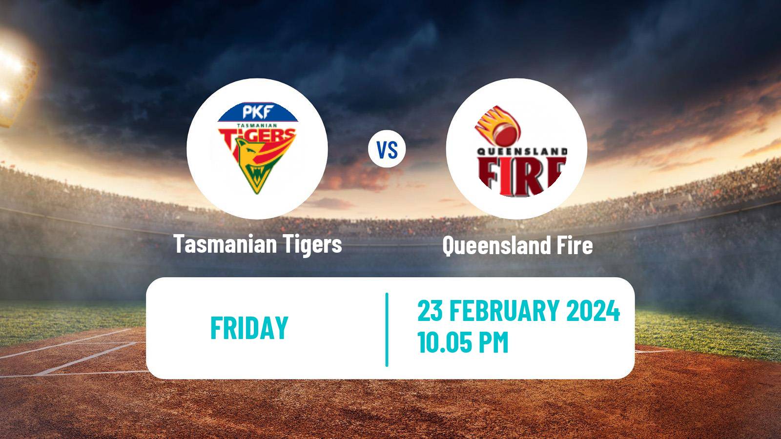 Cricket Australian National League Cricket Women Tasmanian Tigers - Queensland Fire