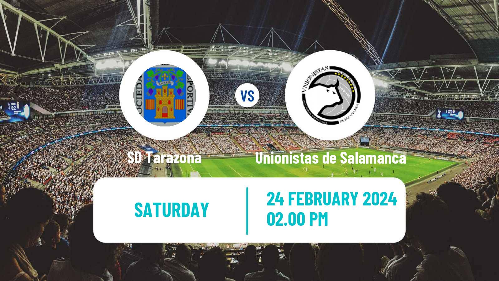 Soccer Spanish Primera RFEF Group 1 Tarazona - Unionistas de Salamanca