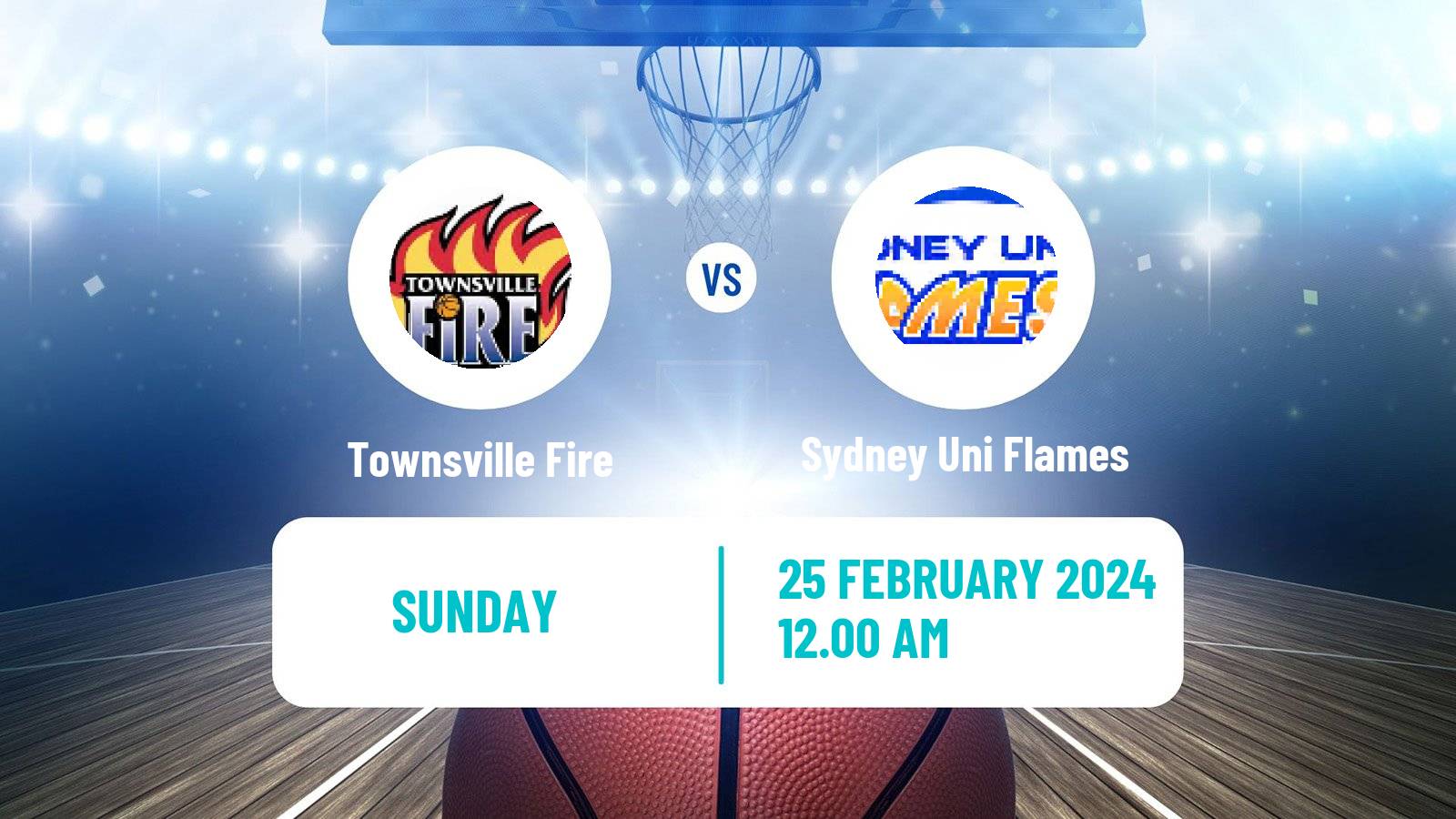 Basketball Australian WNBL Townsville Fire - Sydney Uni Flames