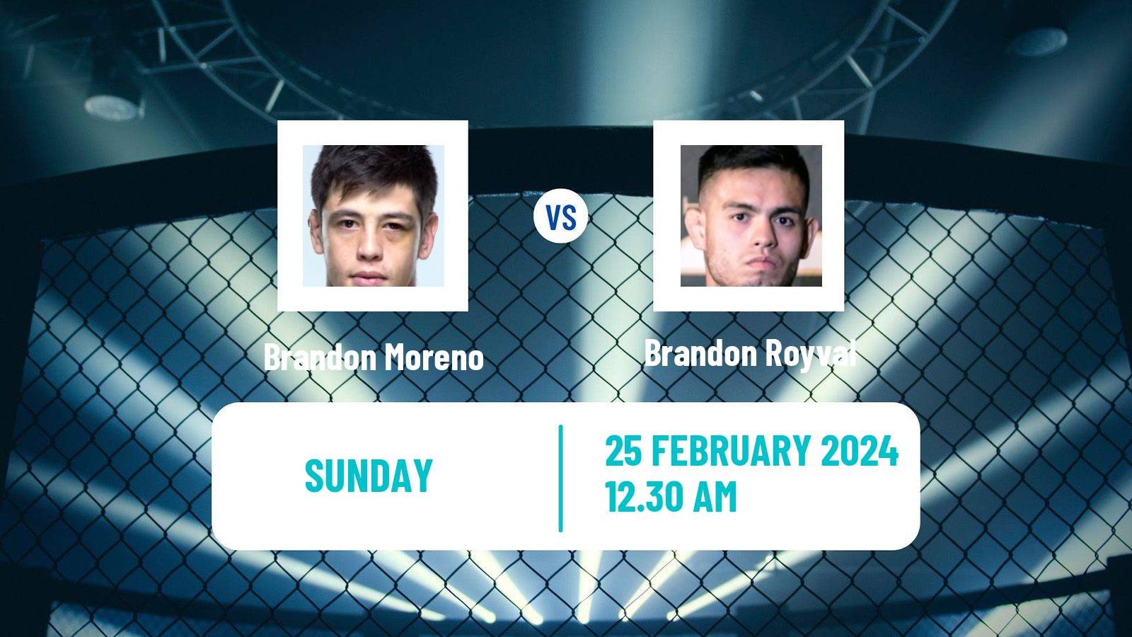 MMA Flyweight UFC Men Brandon Moreno - Brandon Royval