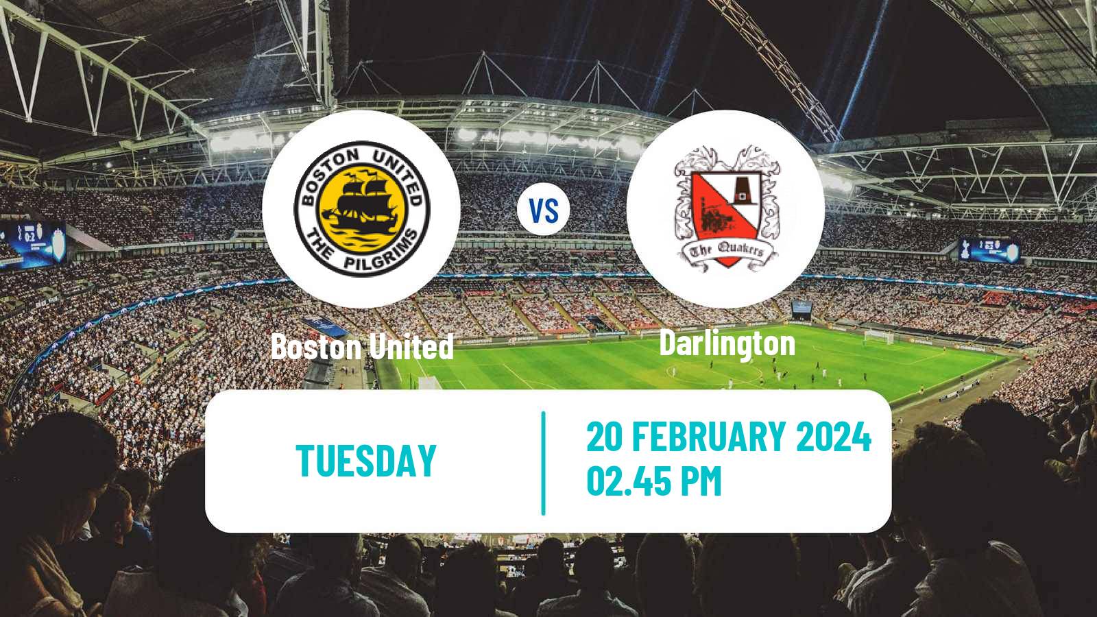 Soccer English National League North Boston United - Darlington