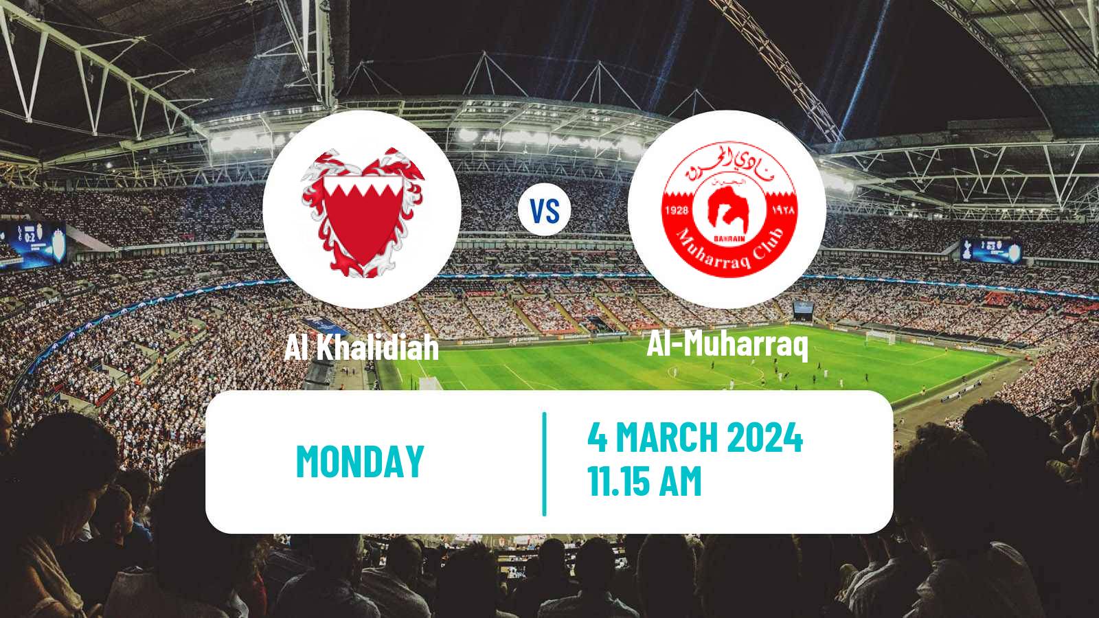 Soccer Bahraini Premier League Al Khalidiah - Al-Muharraq