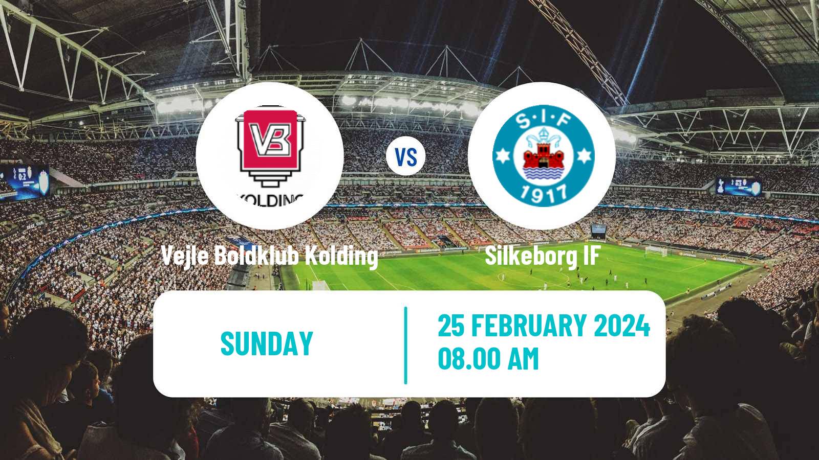 Soccer Danish Superliga Vejle Boldklub Kolding - Silkeborg IF
