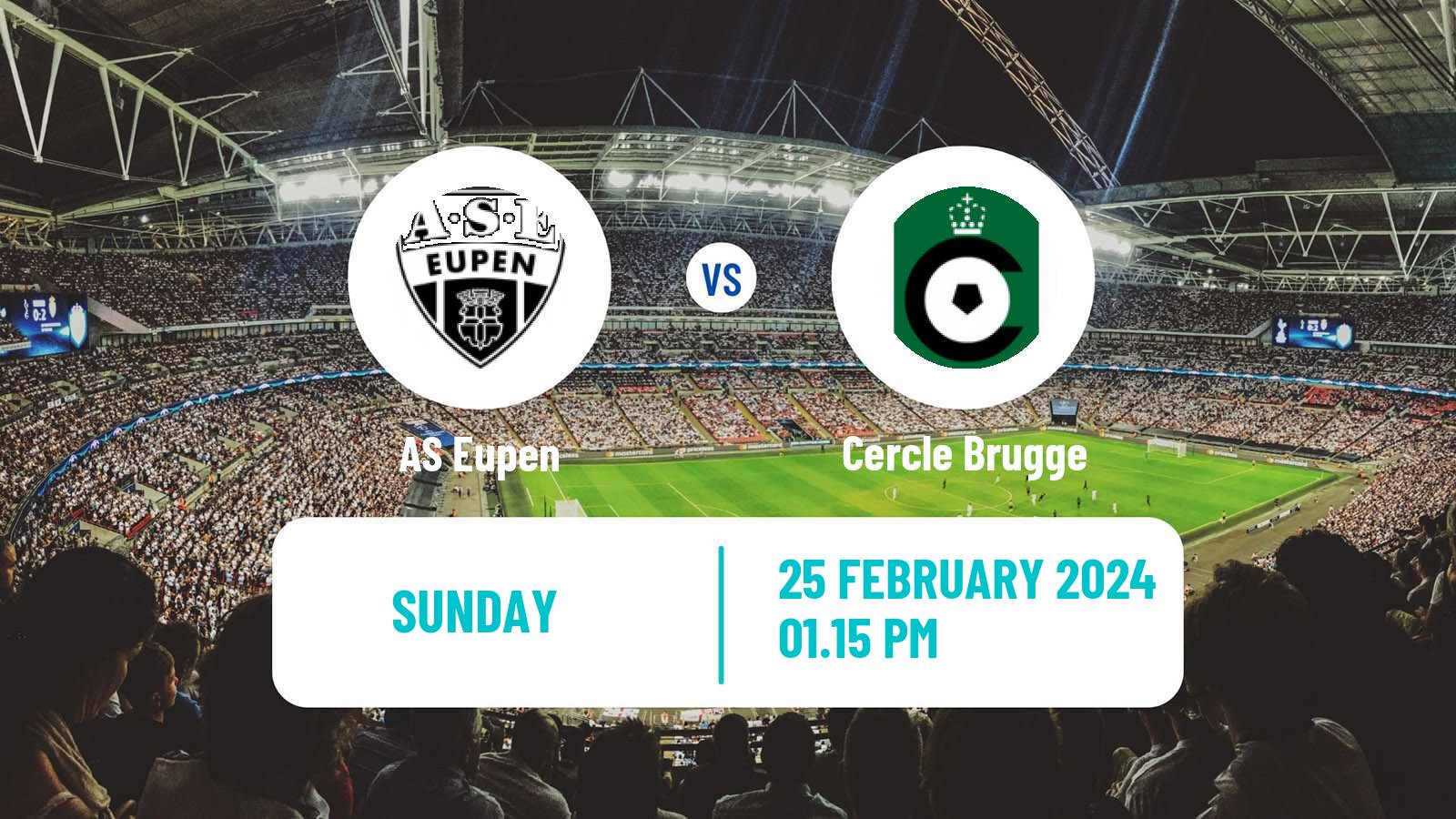 Soccer Belgian Jupiler Pro League Eupen - Cercle Brugge