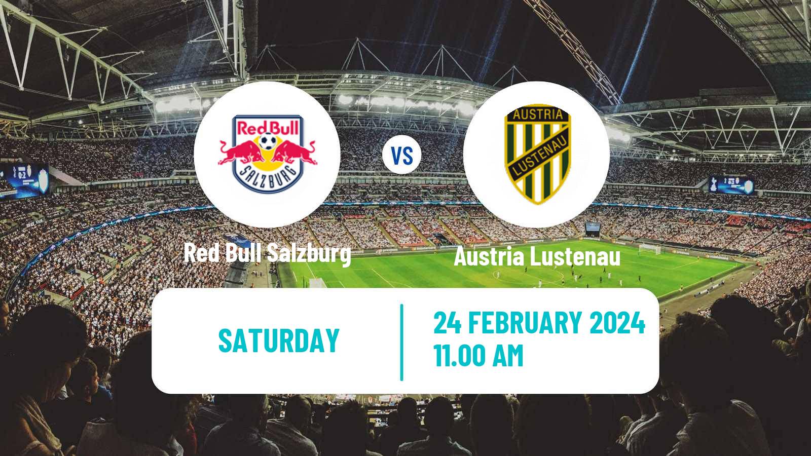 Soccer Austrian Bundesliga Red Bull Salzburg - Austria Lustenau