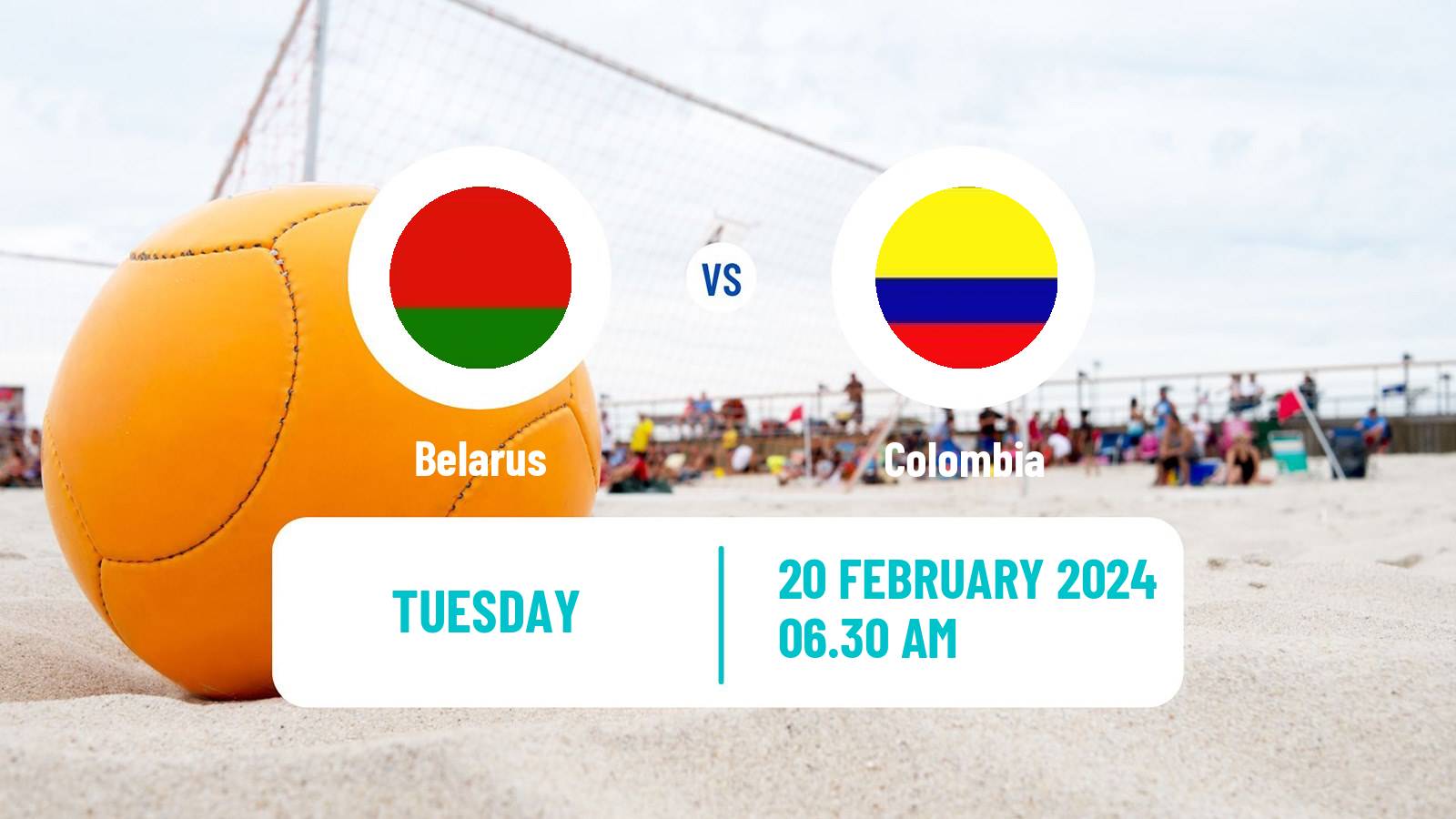 Beach soccer World Cup Belarus - Colombia