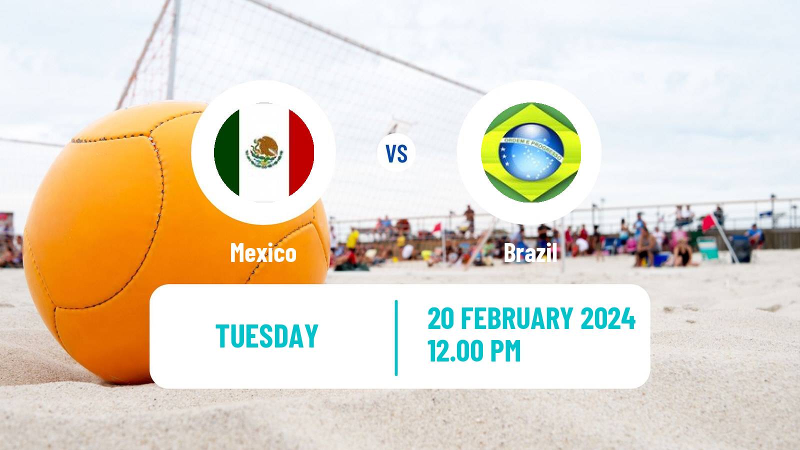 Beach soccer World Cup Mexico - Brazil