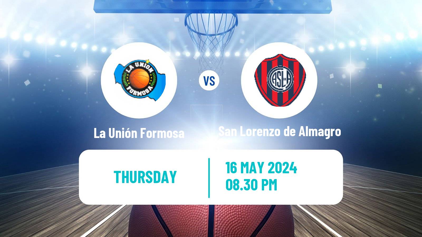 Basketball Argentinian LNB La Unión Formosa - San Lorenzo de Almagro
