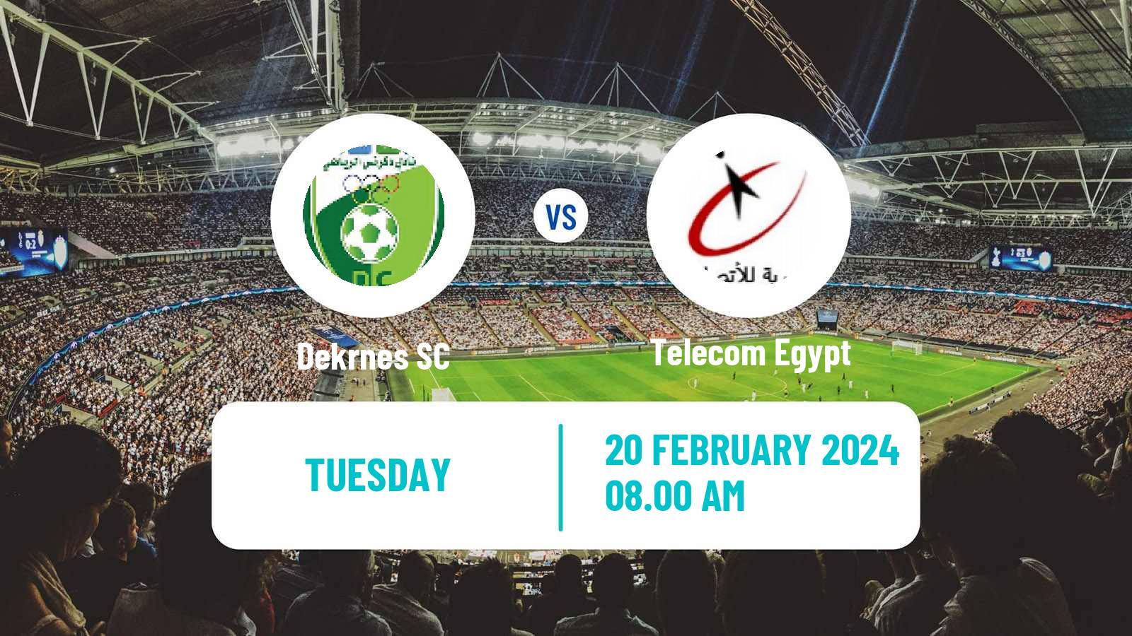 American football Egyptian Division 2 A Dekrnes - Telecom Egypt