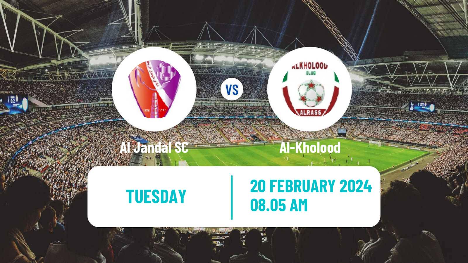 Soccer Saudi Division 1 Al Jandal - Al-Kholood