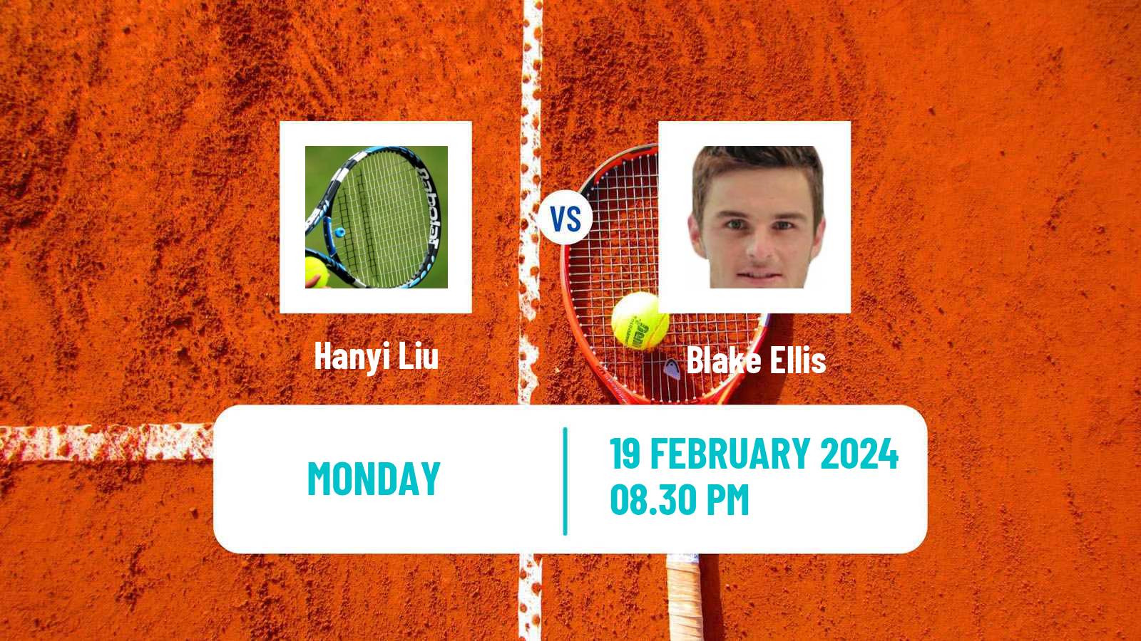 Tennis ITF M25 Traralgon Men 2024 Hanyi Liu - Blake Ellis