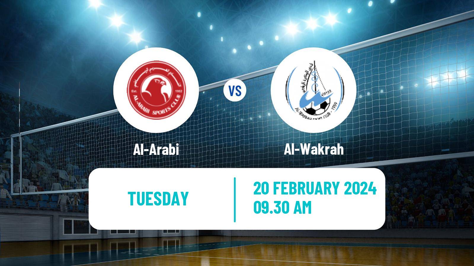 Volleyball Qatar Volleyball League Al-Arabi - Al-Wakrah