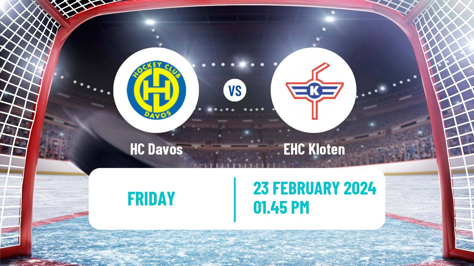 Hockey Swiss National League Hockey Davos - EHC Kloten