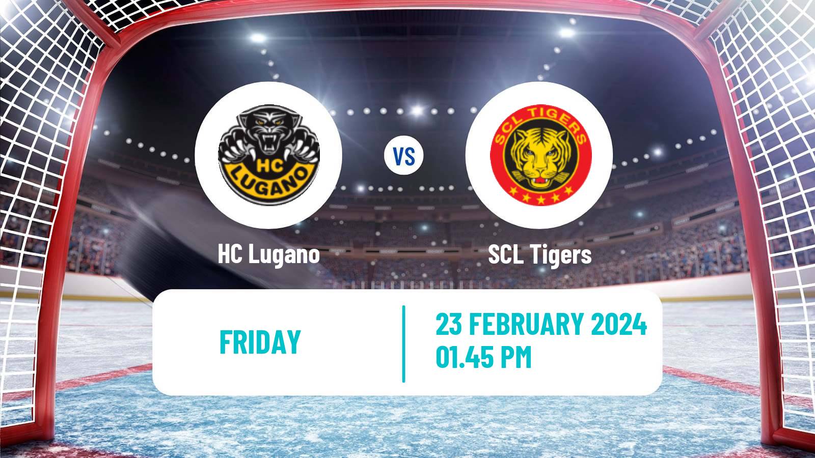 Hockey Swiss National League Hockey Lugano - SCL Tigers