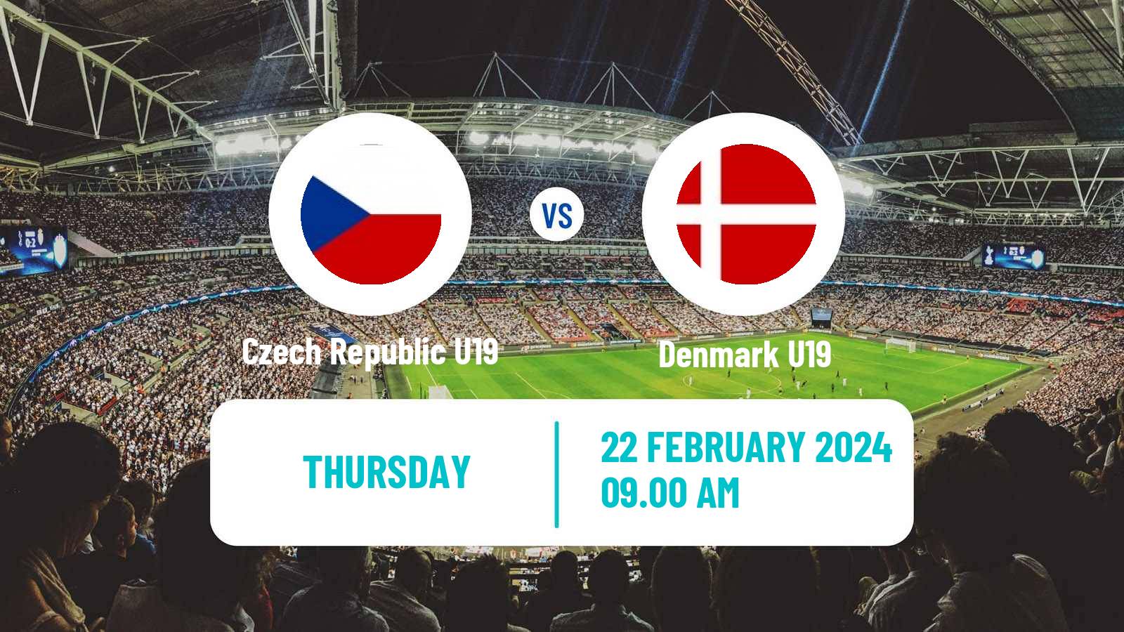 Soccer Friendly Czech Republic U19 - Denmark U19