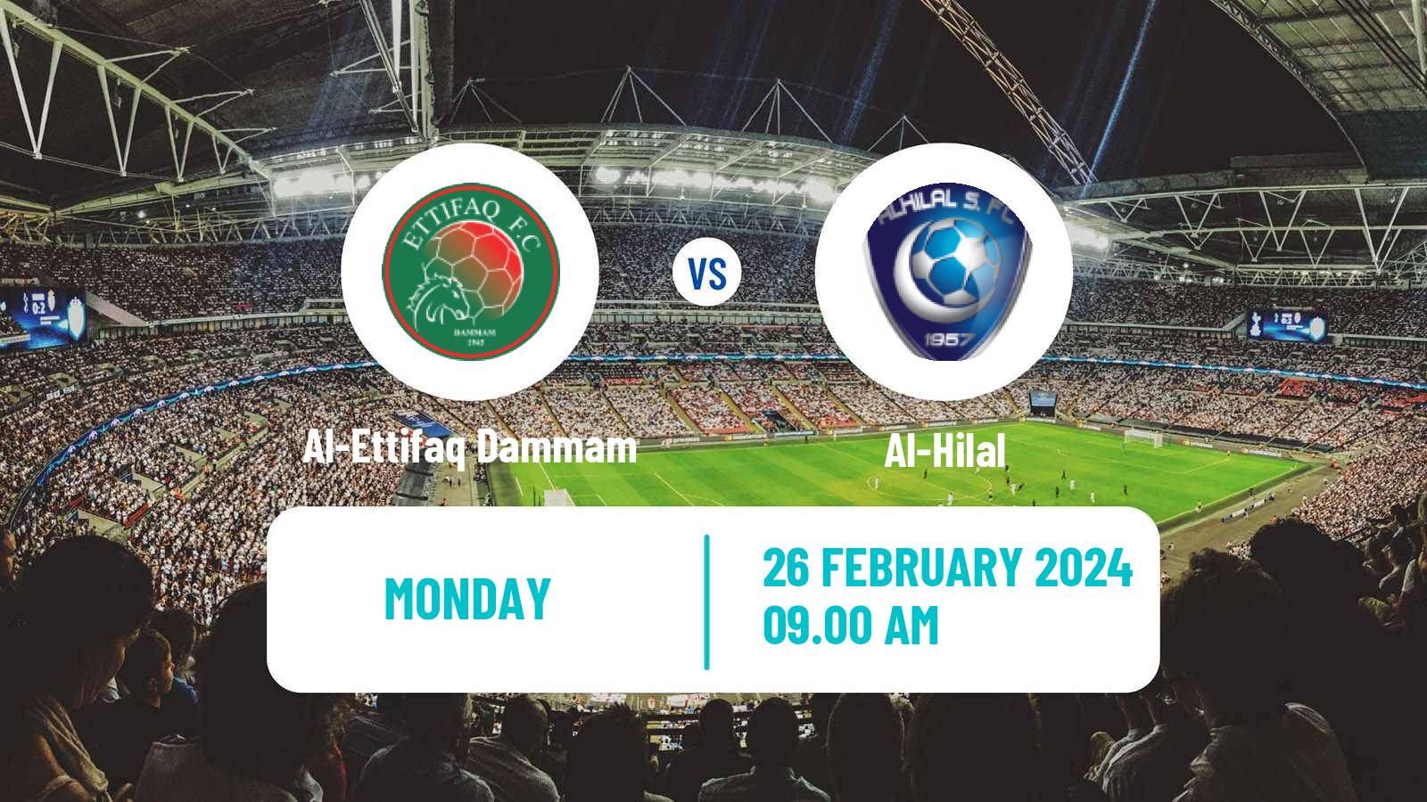 Soccer Saudi Professional League Al-Ettifaq Dammam - Al-Hilal