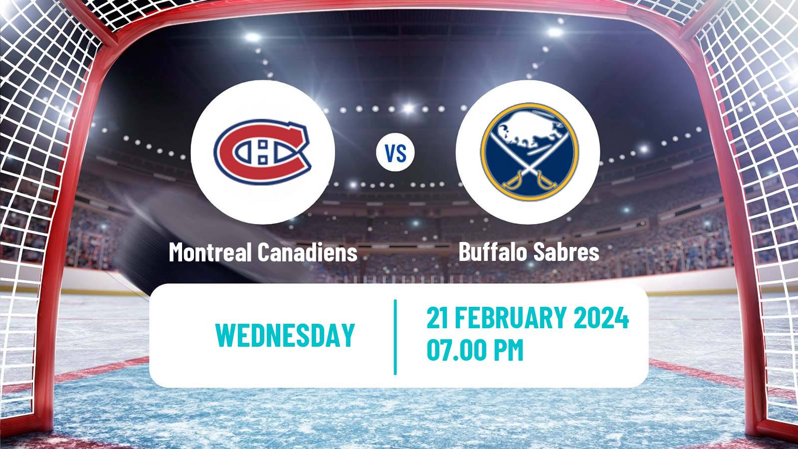 Hockey NHL Montreal Canadiens - Buffalo Sabres