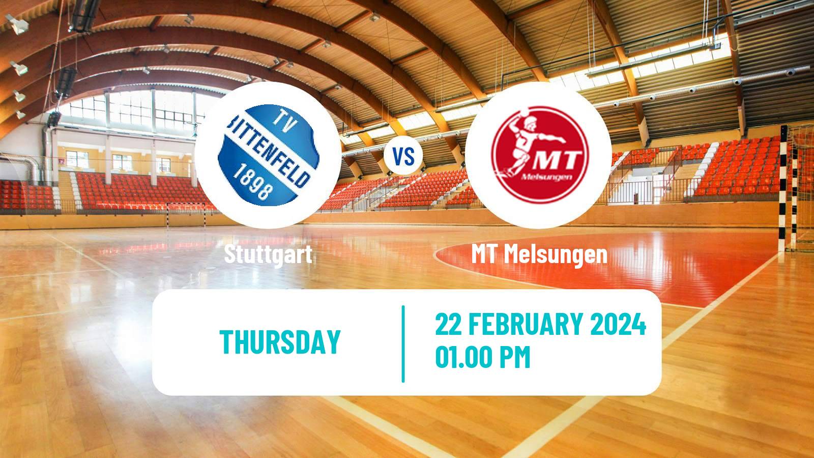 Handball German Bundesliga Handball Stuttgart - MT Melsungen