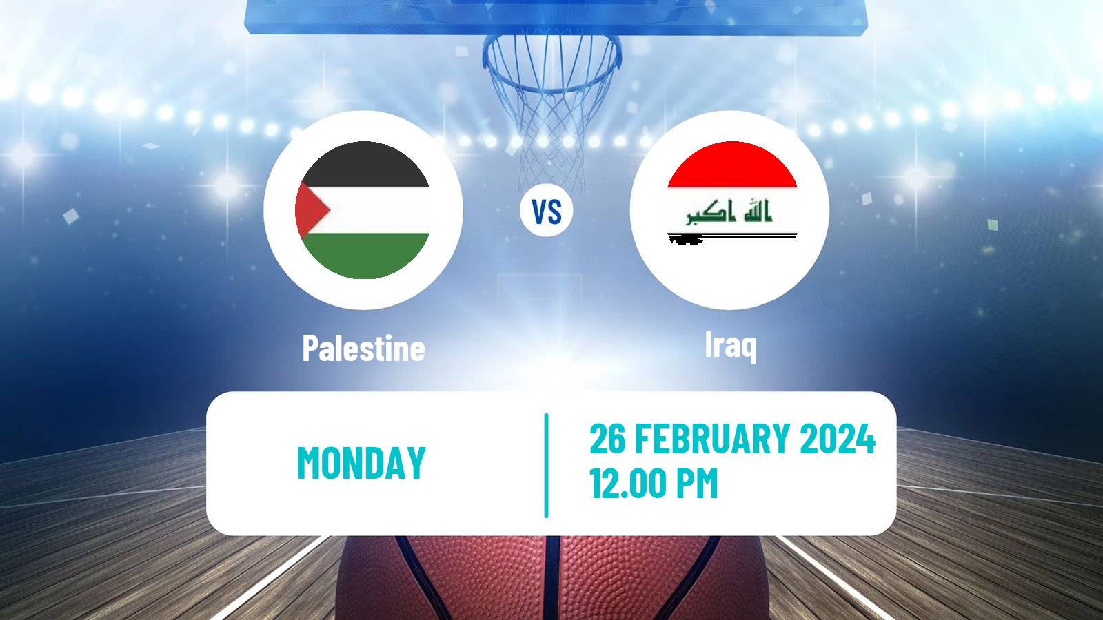 Basketball Asia Cup Basketball Palestine - Iraq
