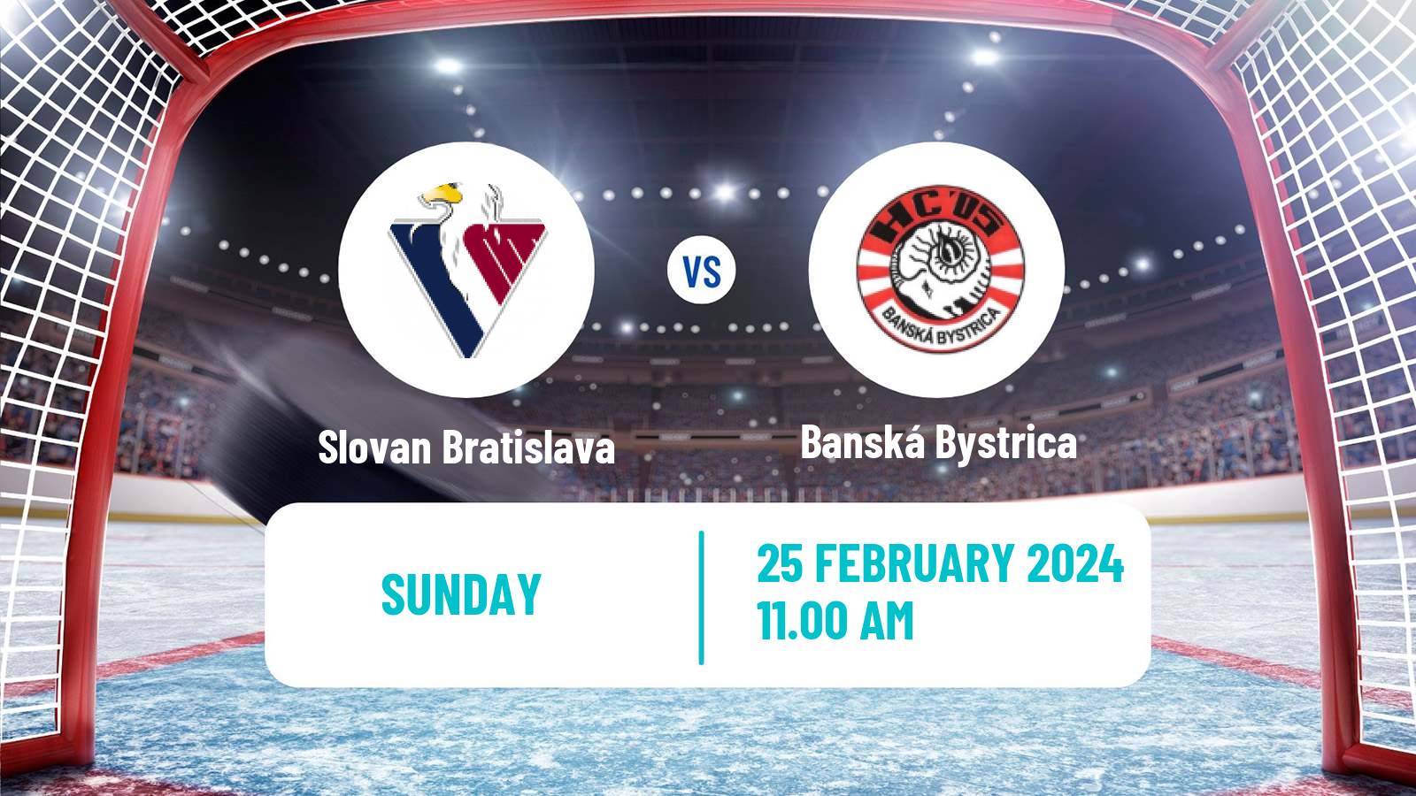 Hockey Slovak Extraliga Slovan Bratislava - Banská Bystrica