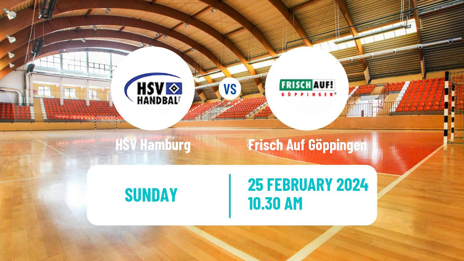 Handball German Bundesliga Handball HSV Hamburg - Frisch Auf Göppingen