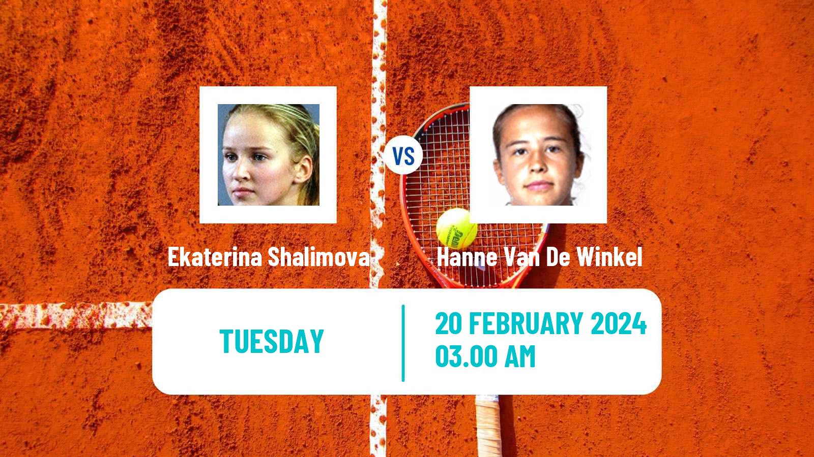 Tennis ITF W50 Pretoria Women 2024 Ekaterina Shalimova - Hanne Van De Winkel
