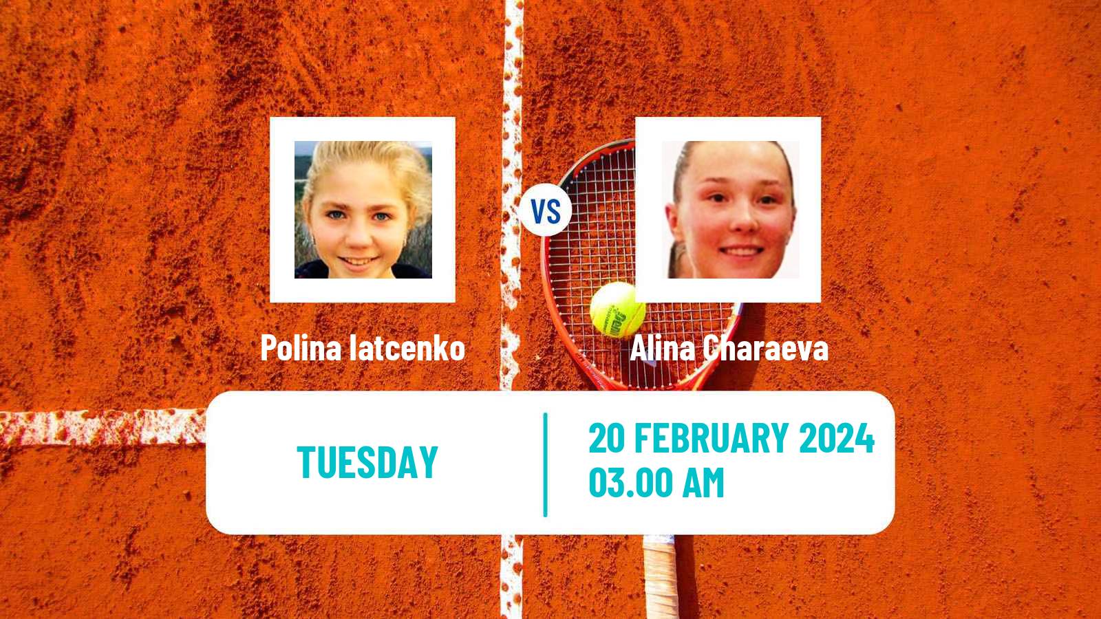 Tennis ITF W50 Pretoria Women 2024 Polina Iatcenko - Alina Charaeva