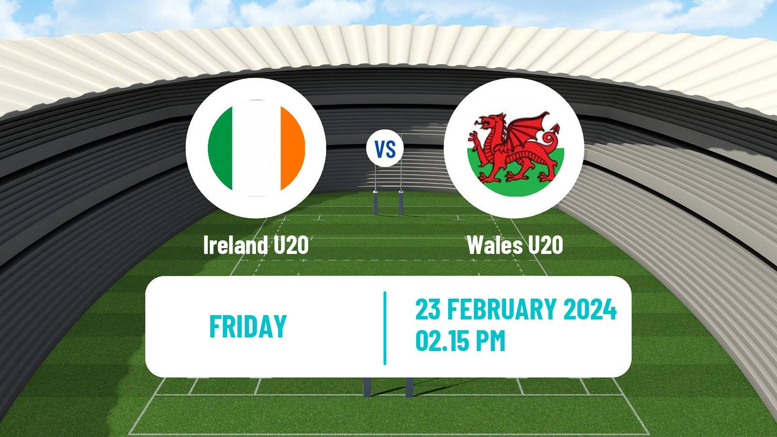 Rugby union Six Nations U20 Ireland U20 - Wales U20