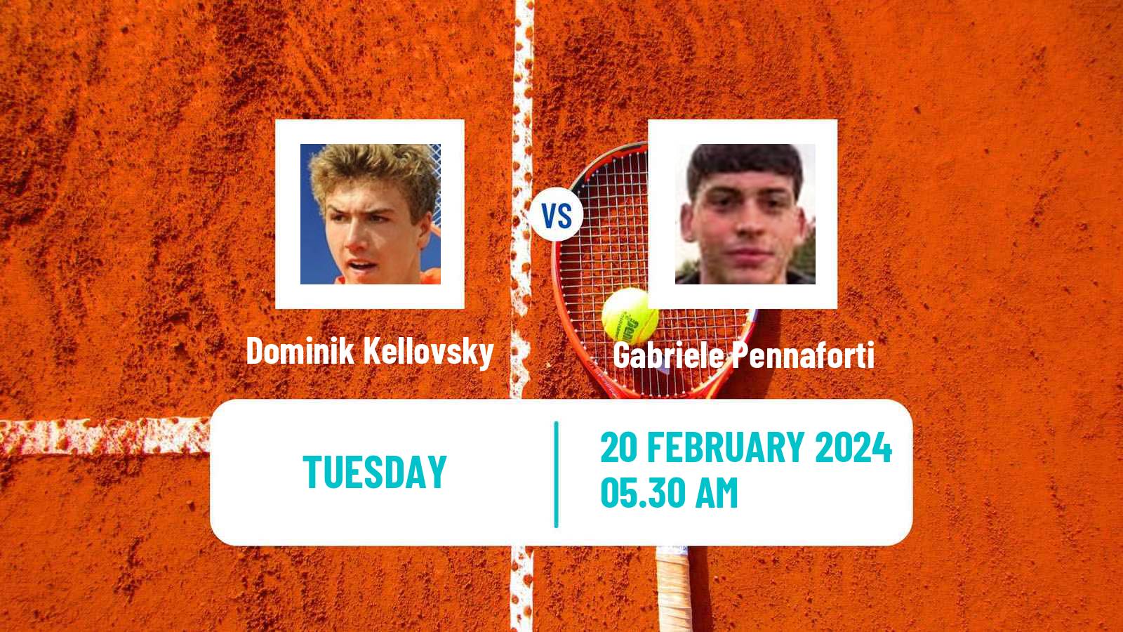 Tennis ITF M25 Hammamet 4 Men 2024 Dominik Kellovsky - Gabriele Pennaforti