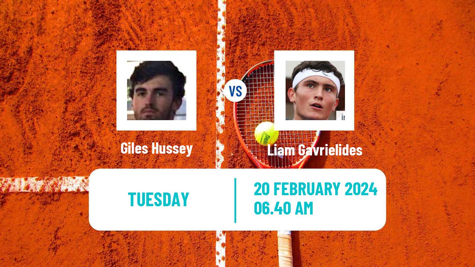 Tennis ITF M15 Villena Men Giles Hussey - Liam Gavrielides