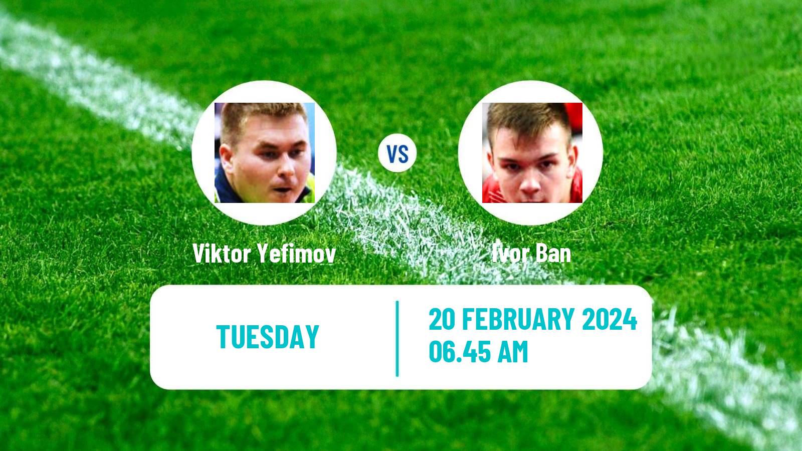 Table tennis Tt Star Series Men Viktor Yefimov - Ivor Ban