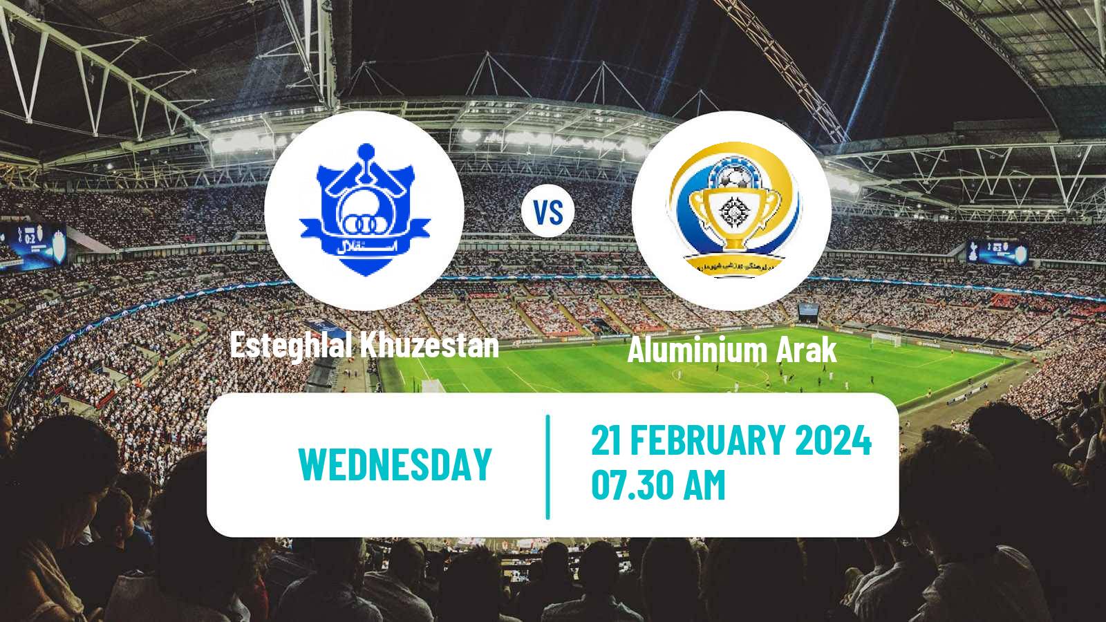 Esteghlal Khuzestan Aluminium Arak predictions where to watch