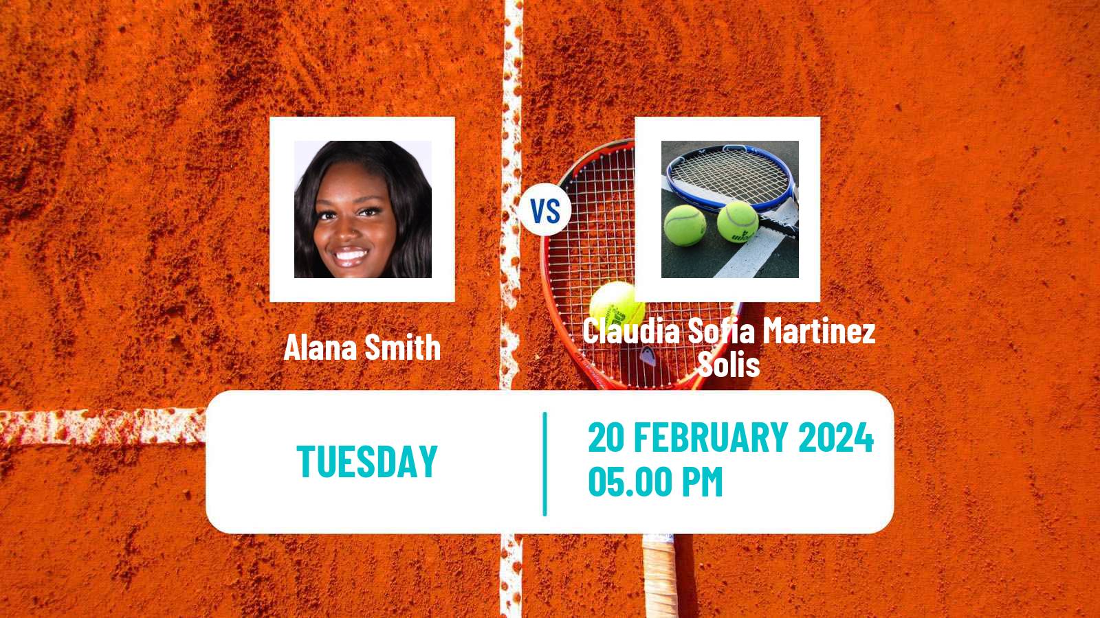 Tennis ITF W50 Mexico City Women Alana Smith - Claudia Sofia Martinez Solis