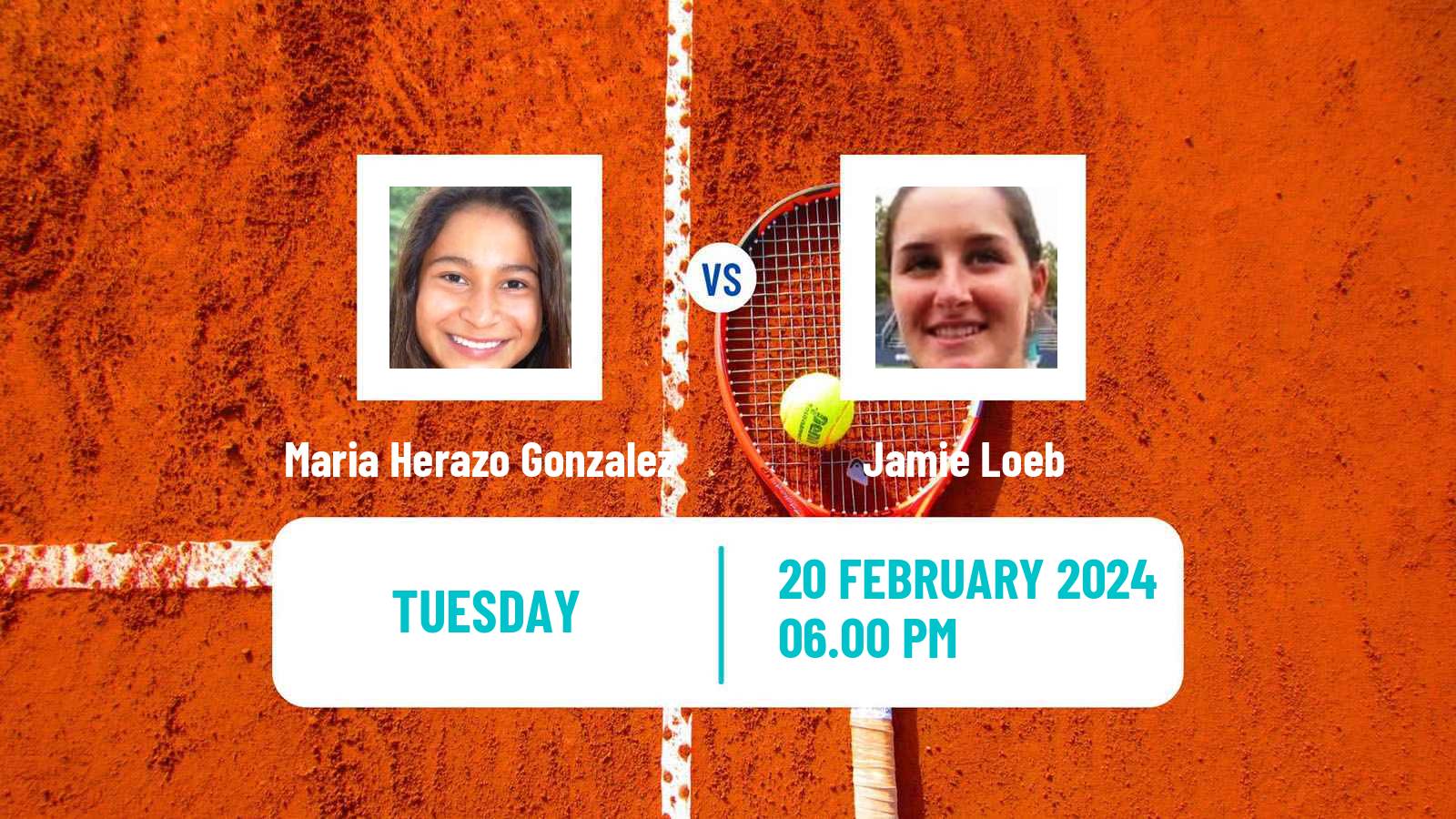 Tennis ITF W50 Mexico City Women Maria Herazo Gonzalez - Jamie Loeb