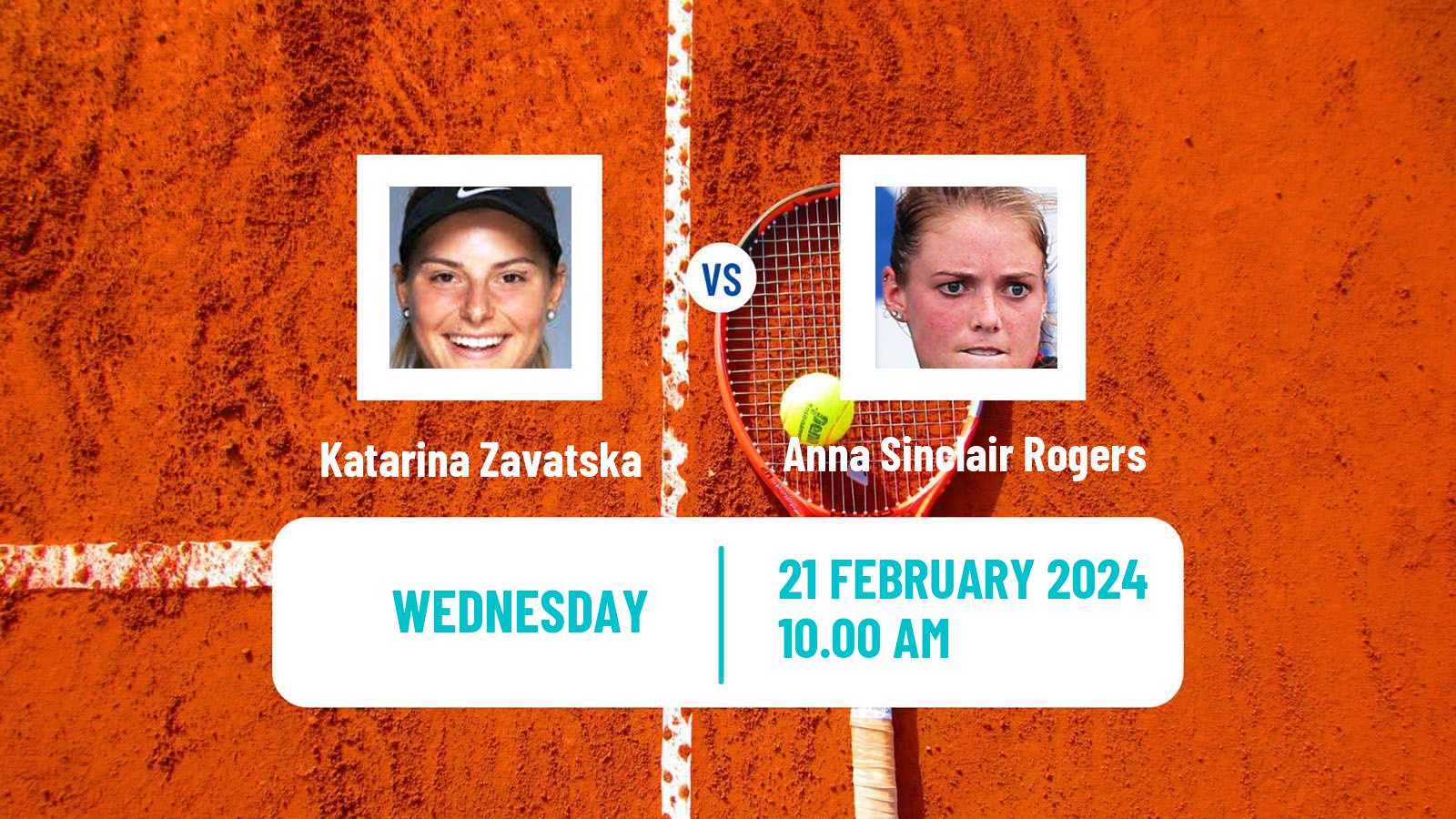 Tennis ITF W75 Porto Women Katarina Zavatska - Anna Sinclair Rogers