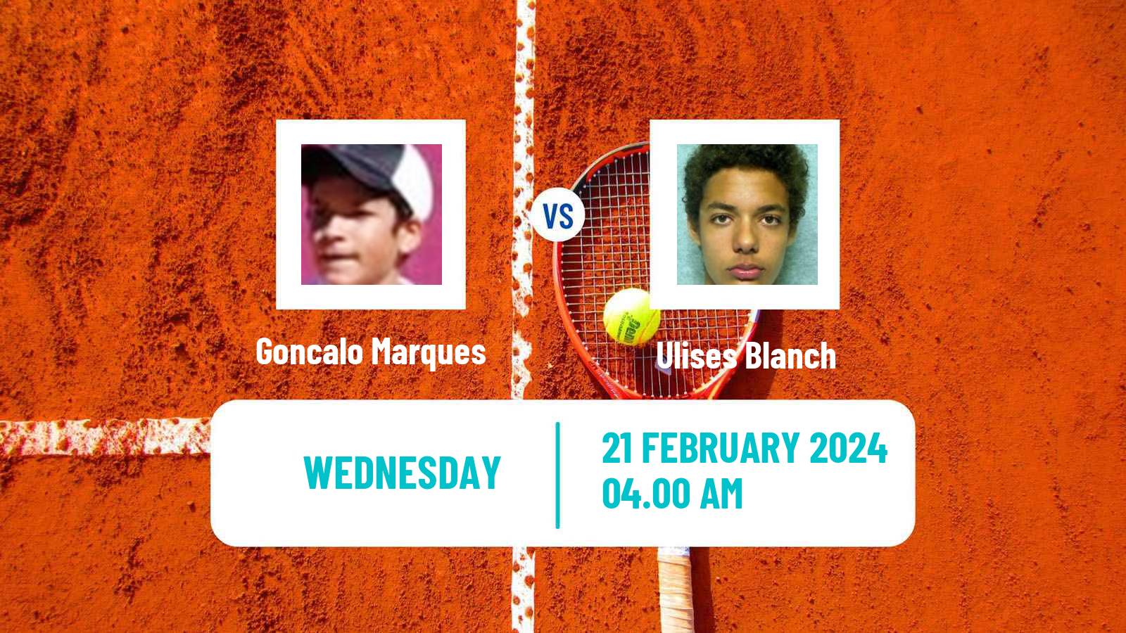 Tennis ITF M15 Villena Men Goncalo Marques - Ulises Blanch