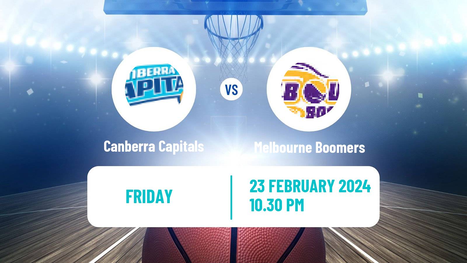 Basketball Australian WNBL Canberra Capitals - Melbourne Boomers