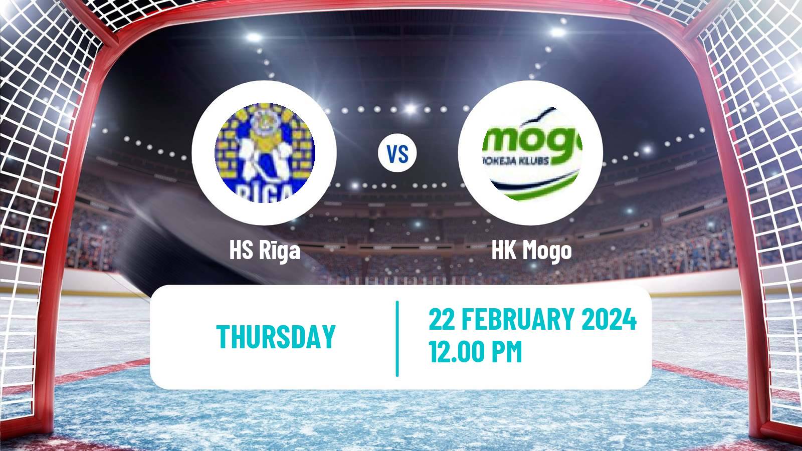 Hockey Latvian Hokeja Liga HS Rīga - Mogo