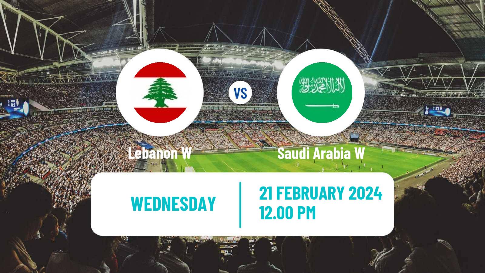 Soccer WAFF Championship Women Lebanon W - Saudi Arabia W